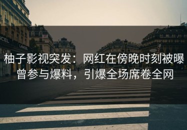 柚子影视突发：网红在傍晚时刻被曝曾参与爆料，引爆全场席卷全网