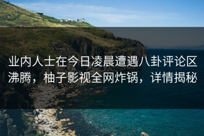 业内人士在今日凌晨遭遇八卦评论区沸腾，柚子影视全网炸锅，详情揭秘